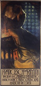 Francesca da Rimini composée par Riccardo Zandonai et ecrit par Gabriele D