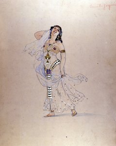 Fato "Richard Strauss" Salomè" de Giuseppe Palanti (1881-1946) para o teatro La Scala em Milão em 1912.