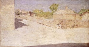 Piazza Malaspina em Volpedo de Giuseppe Pellizza da Volpedo