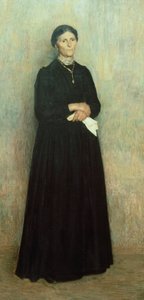 Retrato da sua mãe de Giuseppe Pellizza da Volpedo