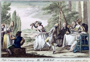 A dança A dança, 1790. de Giuseppe Piattoli