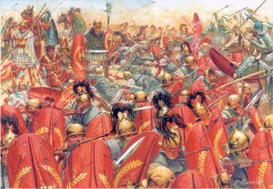 Roma Antiga: a Batalha de Carrhes (ou Charan) derrotou as legiões romanas sob o comando do general Crassus, pelos partos liderados pelo general Surena, a 9 de junho de Giuseppe Rava