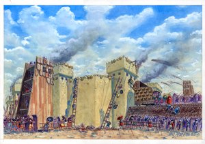 Cerco de Tel Lachish de Giuseppe Rava