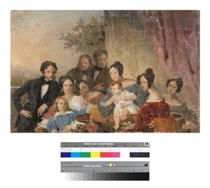 Família Sinigallia, esboço, 1840s