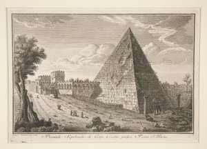 Pirâmide de Gaio Cestius, perto da Porta de São Paulo (Pirâmide de Gaio Cestius)