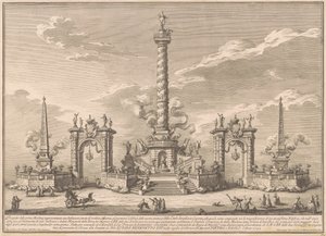 A Prima Macchina para a Chinea de 1752: A Deliziosa aludindo à Villa Carl