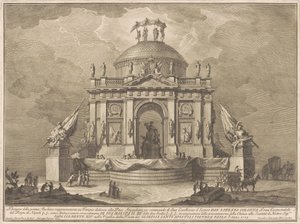 A Prima Macchina para a Chinea de 1773: O Templo da Paz, 1773.