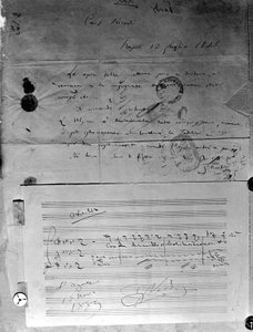 Correspondência escrita por Giuseppe Verdi