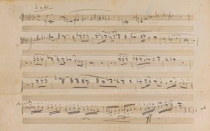 Manuscrito: Opera Otello. 1887