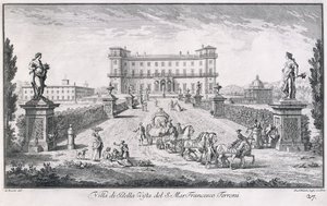Villa di Bella Vista, Placa 27, de &39;Views de Giuseppe Zocchi