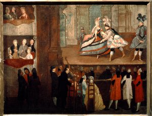 Série Ópera, finais do século XVIII (óleo) de Giuseppe de Albertis