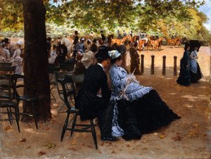 Na pista, 1874 de Giuseppe or Joseph de Nittis