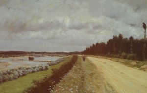 Estrada Rural ao longo do Ofanto, de Giuseppe de Nittis de Giuseppe or Joseph de Nittis