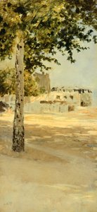 Perto de Paris, por Giuseppe de Nittis, óleo sobre tela de Giuseppe or Joseph de Nittis