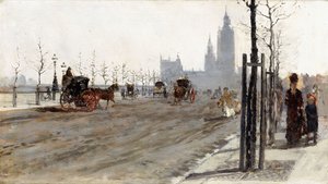 Victoria Embankment, Londres, 1875