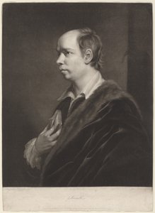 Oliver Goldsmith de Giuseppi Filippo Liberati Marchi after Sir Joshua Reynolds