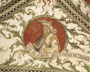 O Profeta Micah, da Loggia d "Anunciação, 1451 de Giusto dAllamagna