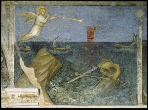 O segundo anjo do apocalipse Criando uma tempestade, 1360-70