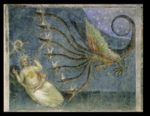 A mulher vestida com o sol e o dragão de sete cabeças, 1360-70