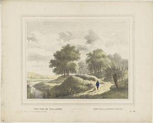 Une vue de Hollande / A Dutch view (título sobre o objecto) de Glenisson and Van Genechten