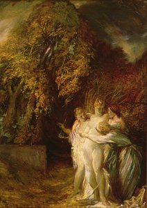 Diana e Acteon (óleo sobre tela) de Glyn Warren Philpot