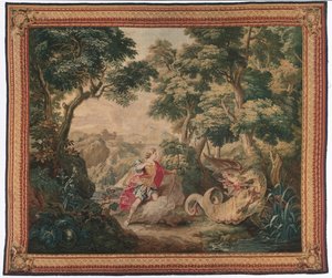Apolo e a Serpente Python do Conjunto de Metamorfoses de Ovídio, 1700-1730.