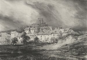 Castelo de Pont-Gibaud, 1830.