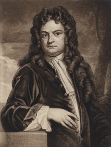Sir Richard Steele (litho) de Godfrey (after) Kneller