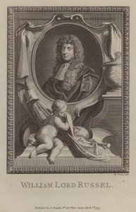 William Russell, Lord Russell, político inglês (gravura) de Godfrey (after) Kneller