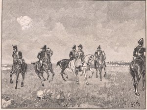 Napoleão e sua suíte em Boulogne AD 1803