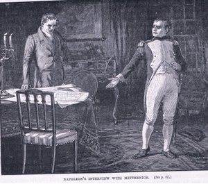Entrevista de Napoleão com Metternich