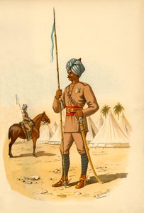 Os 13os lanceiros de Bengala, 1890.
