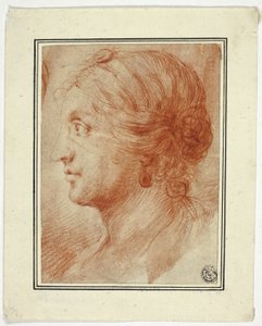 Busto de Mulher de Perfil à Esquerda de Godfrey Kneller