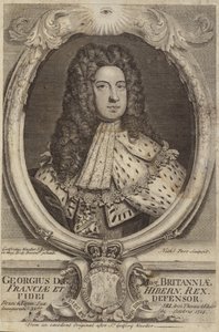 Rei George I da Grã-Bretanha e Irlanda de Godfrey Kneller