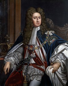 Retrato de George I, Rei da Grã-Bretanha (1660-1727) de Godfrey Kneller