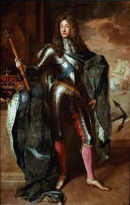 Retrato do Rei James II de Inglaterra (James II Stuart) (1633-1701) Pintura de Godfrey Kneller (1646/49-1723) National Portrait Gallery Londres - Retrato do Rei James II de Inglaterra James II Stuart