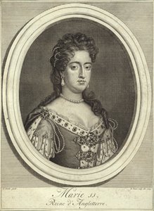 Retrato da Rainha Maria II da Inglaterra, Escócia e Irlanda de Godfrey Kneller