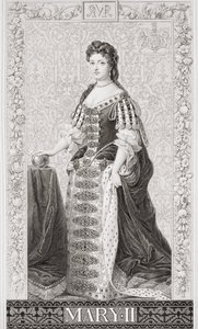 Rainha Maria II (1662-94) de "Ilustrações da História inglesa e escocesa", Volume II