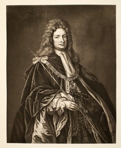 Robert Harley, conde de Oxford, pub. 1902 (collotype) de Godfrey Kneller