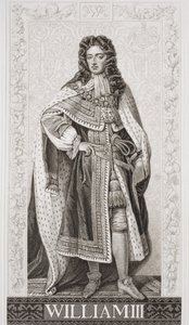 William III (1650-1702) de "Ilustrações da História Escocesa e Inglesa" II de Godfrey Kneller