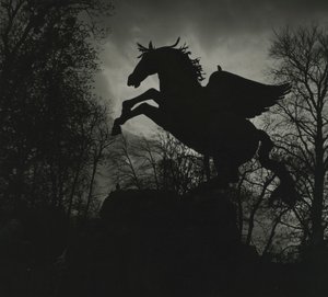 Estátua de Pégaso nos Jardins Mirabell de Godfrey Macdominic