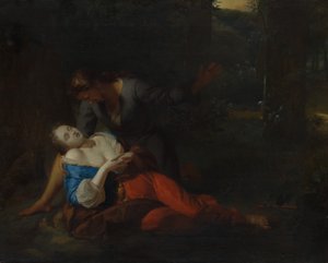 Cefalus e Procris, provavelmente na década de 1680. de Godfried Schalcken