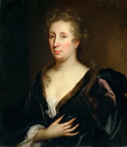 Retrato da artista Rachel Ruysch de Godfried Schalcken