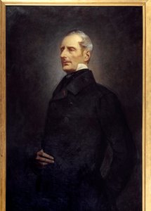 Retrato de Alphonse de Lamartine (1790 -1869) poeta e político. Pintura de Gonzague Privat (1843 -?) de Gonzague Privat