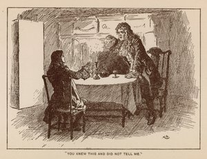 Ilustração para A História de Henry Esmond por Thackeray (litho)