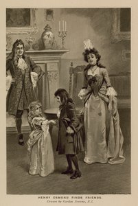 Ilustração para A História de Henry Esmond por Thackeray (litho)