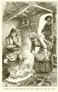 Alfred queimando os bolos de Gordon Frederick Browne
