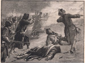 Assalto de Montgomery na cidade baixa, Quebec AD 1775 de Gordon Frederick Browne