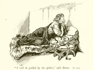 Robert Bruce e a aranha de Gordon Frederick Browne