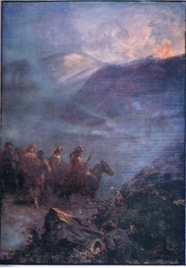 O caminho de guerra do Doones, do pub Lorna Doone.by W & R Chambers Ltd, 1921 de Gordon Frederick Browne